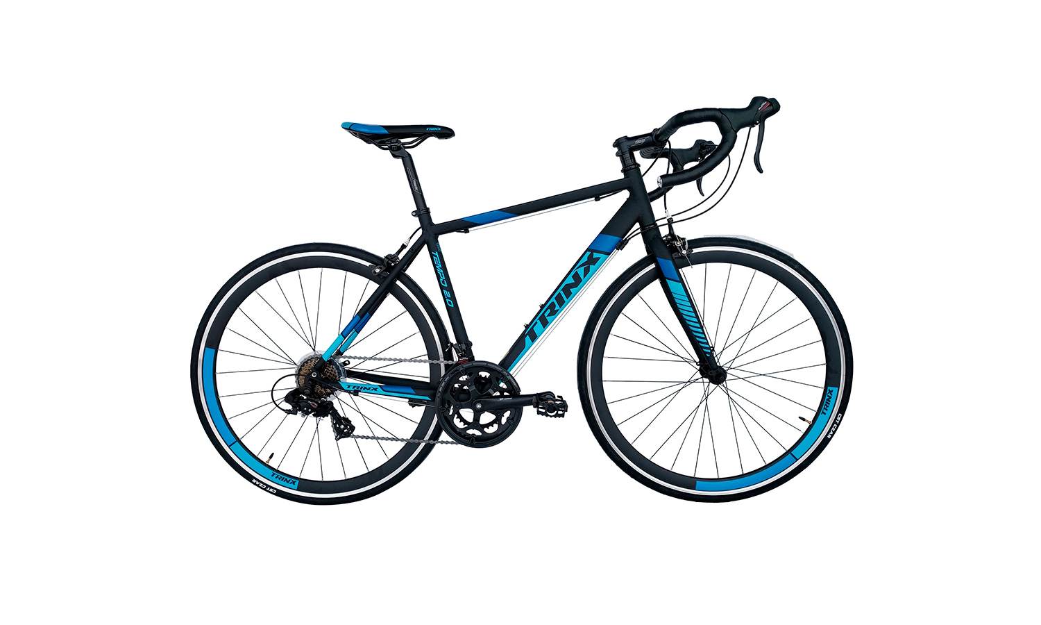 Фотографія Велосипед Trinx Tempo 2.0 28" (2019) 2019 Чорно-синій